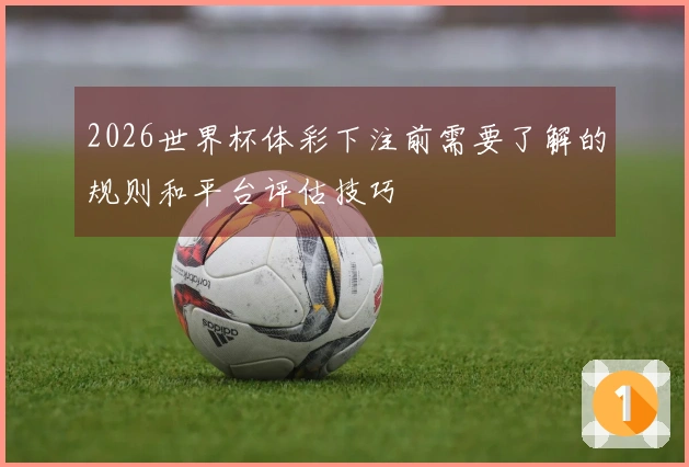 2026世界杯体彩下注前需要了解的规则和平台评估技巧